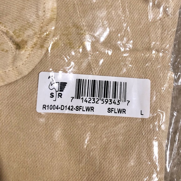 Free People X Sandrine Rose Oversized Empire Jean Jacket In Cream. NWT! Sz M & L - Picture 13 of 16